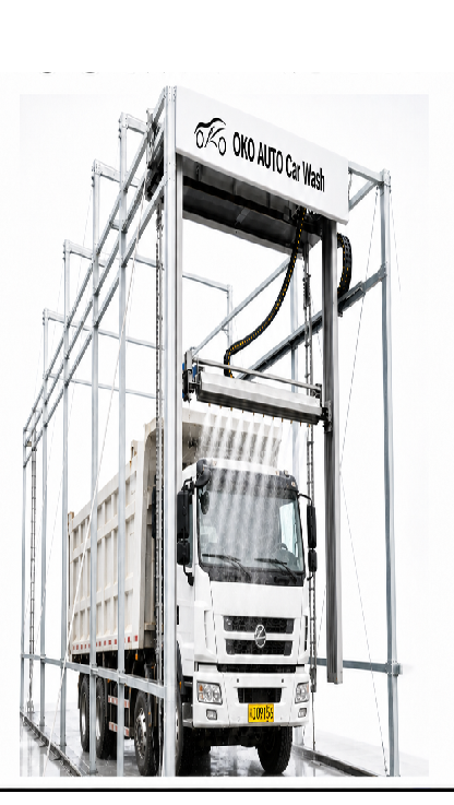MODEL 05 large vehicle wash system for buses and trucks